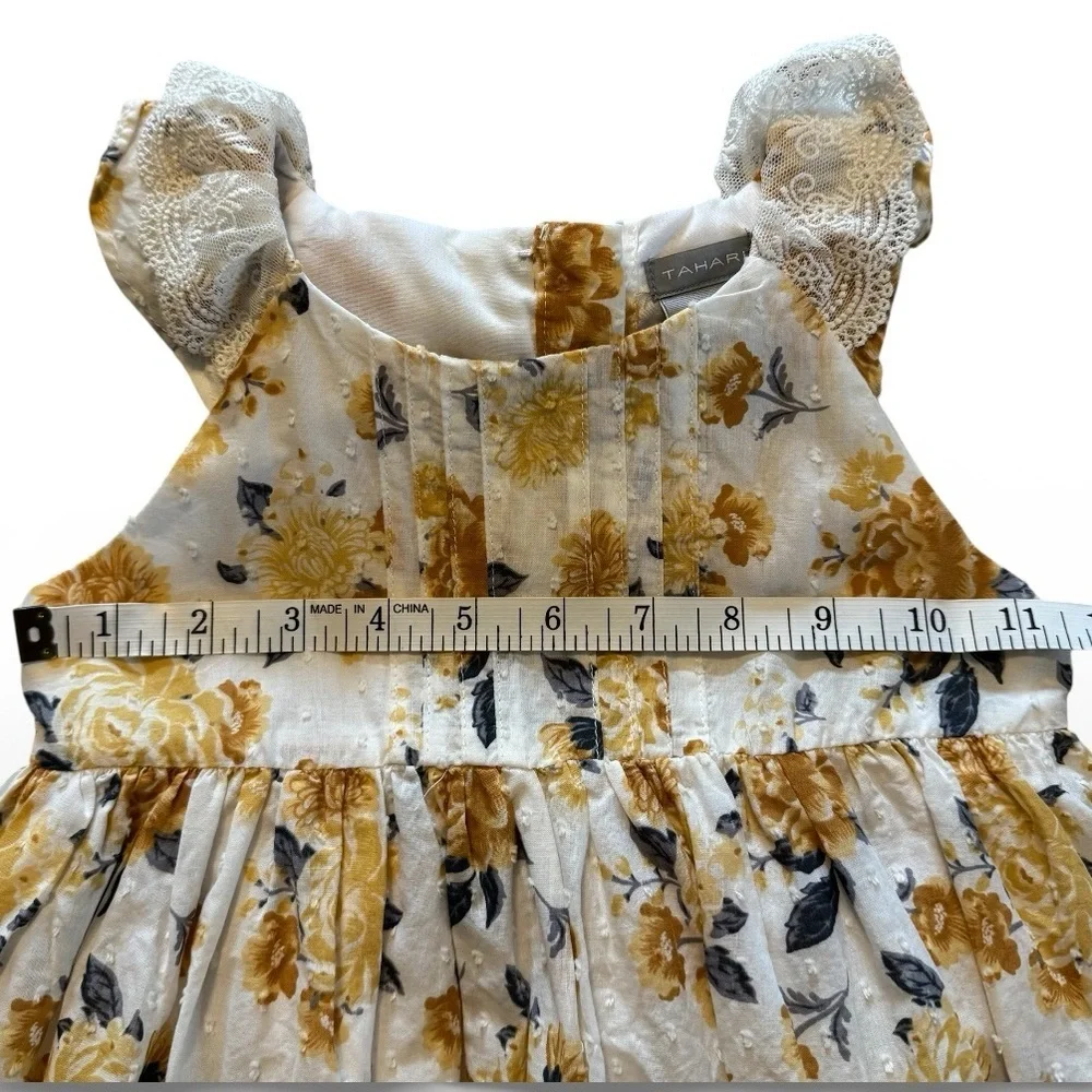 Tahari Toddler Floral Lace Dress | Girls Size 4T